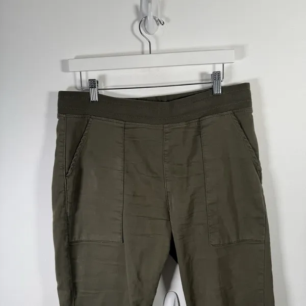 Du/Er No Sweat Everyday Pant Pull On Laurel Green Travel 27" Womens Medium - Image 3