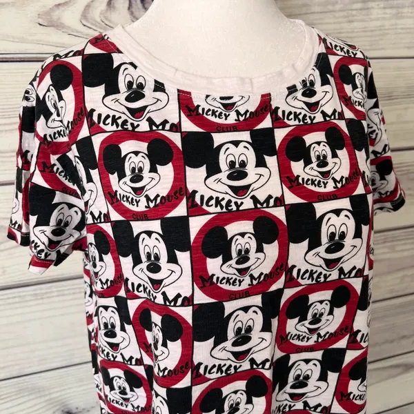 Parks Mickey Mouse Patterned T-shirt - Image 2