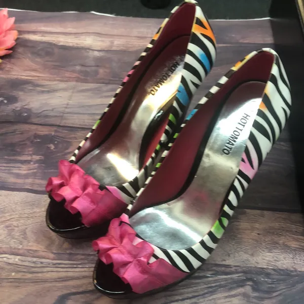 Hot Tomato sz 8 multicolor women shoes - Image 2