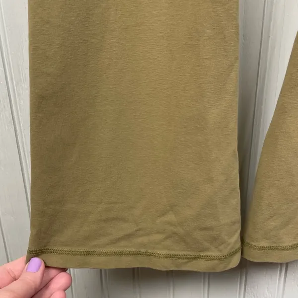 Victoria's Secret PINK Crossover Flare Legging Size XS Olive Green Y2K Yoga Pant - Image 6