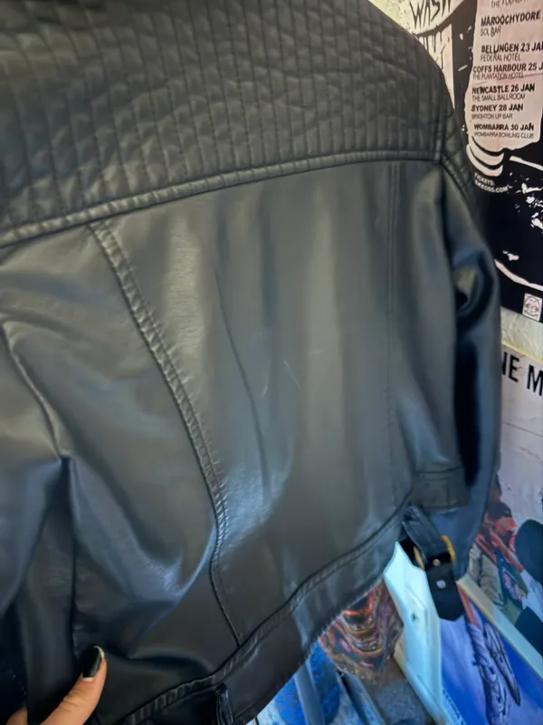 Dish Leather Jacket Black Size XXS - Image 5