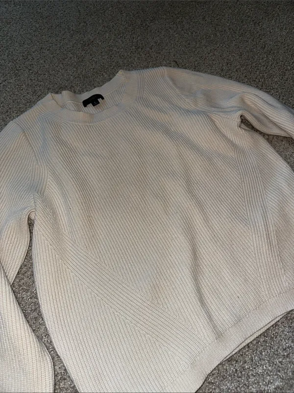 J Crew Ribbed Stretch Crew Neck Sweater - Small - Image 4