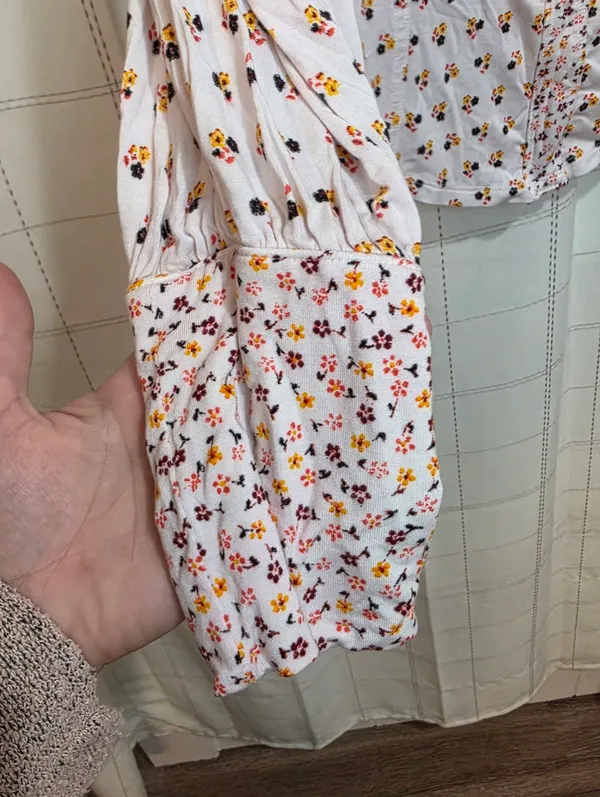 Free People Floral Button Down - Image 3