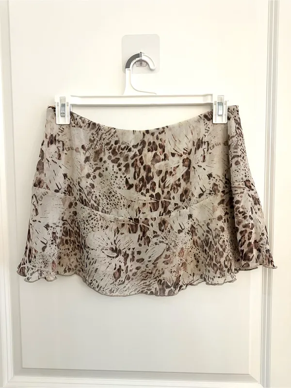 Princess Polly Sonsie Mini Skirt Leopard NWT Size 8 - Image 8