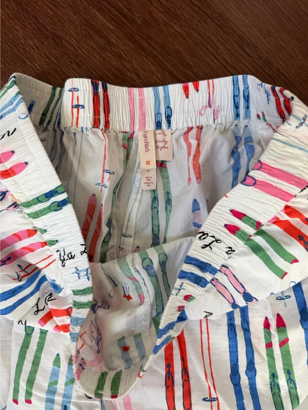 Lyre Bird Anthropologie Ski Ya Later Printed Boxer Shorts - Image 4