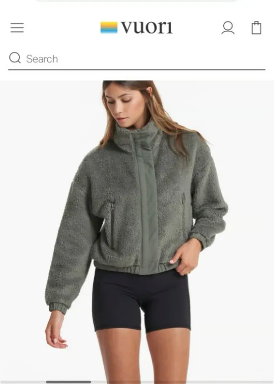 Vuori Sherpa Jacket size XS - Image 3