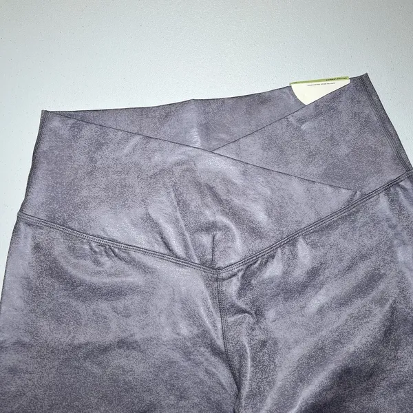 OFFLINE By Aerie Real Me High Waisted Crossover Crackle‎ Leggings Size XL NWT - Image 3