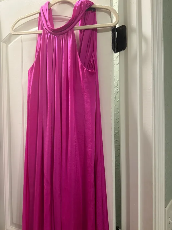 Magenta pink maxi dress - Image 3