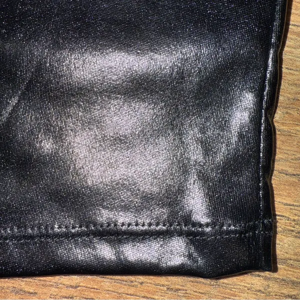 Shiny Black Women's Booty Shorts - Image 4