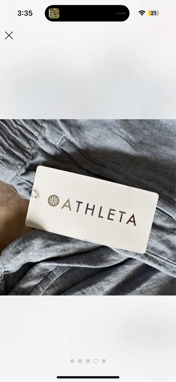 Athleta Retreat Linen Pants Jogger - Image 4