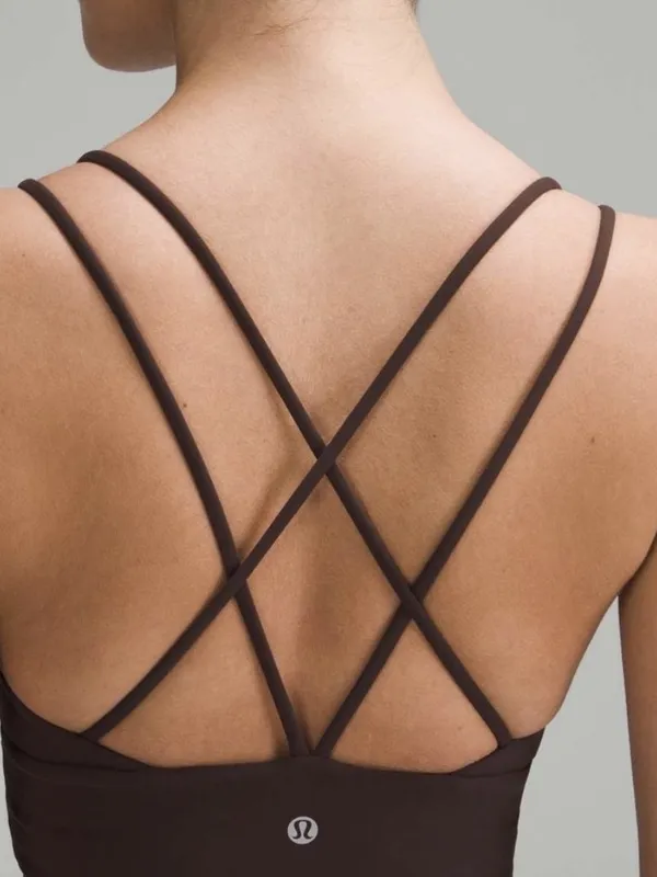 Lululemon Brown Strappy Crossback Bra - Image 2