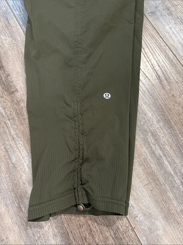 Lululemon Dance Studio Mid-Rise Pants Army Green size 6 - Image 9