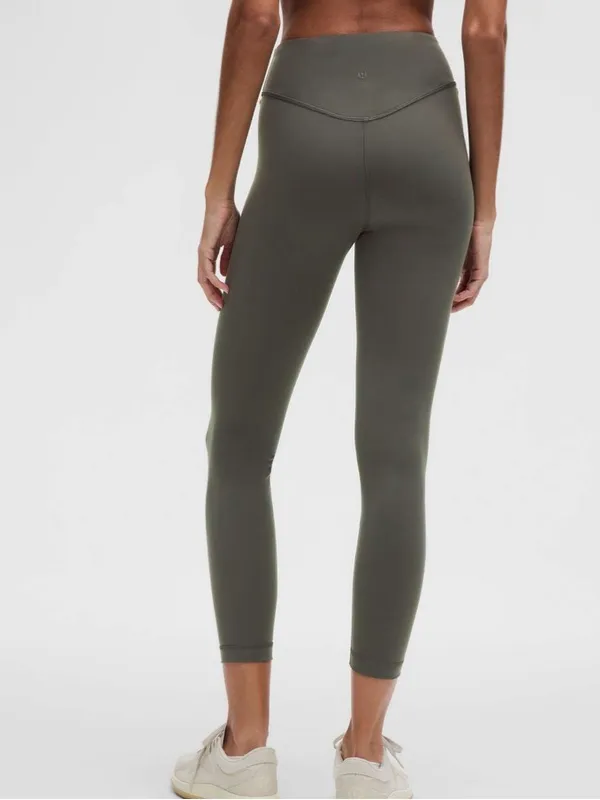 Lululemon Wunder Under SmoothCover High-Rise Tight 25" size 8 slate brown - Image 2