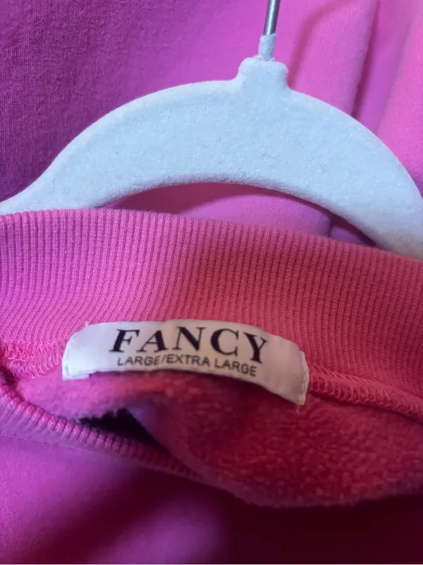 Pink FANCY sweatshirt Valentine’s Day - Image 2
