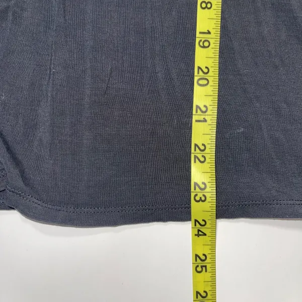 American Eagle Soft & Sexy Gray Lace Strappy Front Top - Image 9
