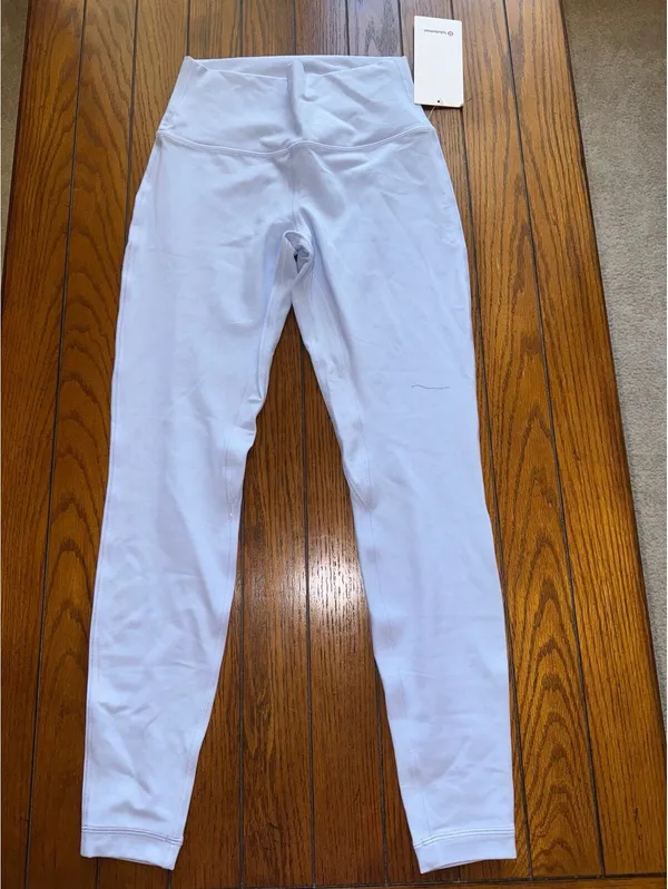 Lululemon Align High Rise 28” Pastel Blue Double Lined Size 8 NWT - Image 3