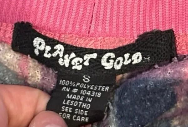 Planet Gold Low rise pajama pants - Image 5