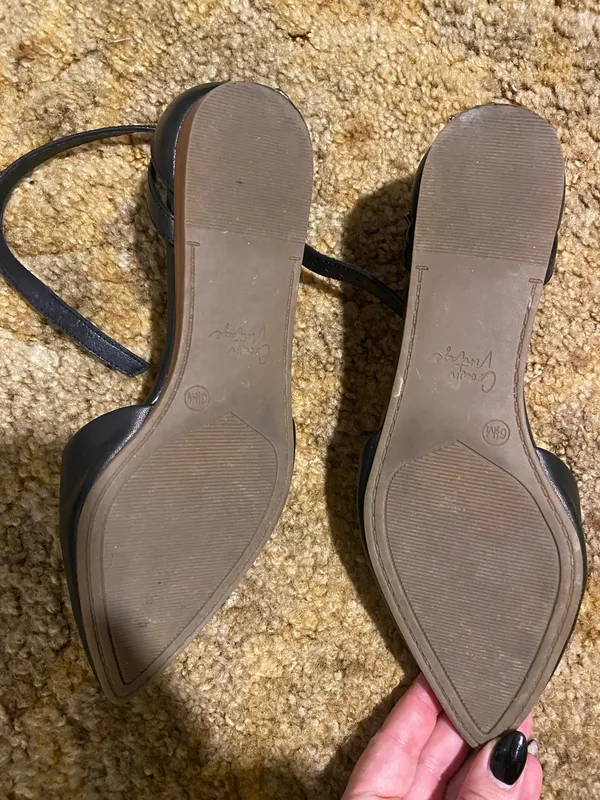 Crown vintage flats Black Size 6.5 - Image 2
