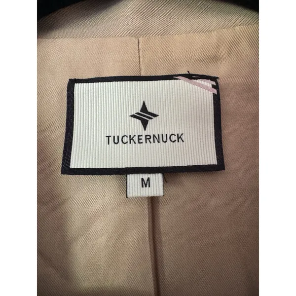 NWT Tuckernuck Shea Belted Blazer in Khaki Size Medium - Image 6