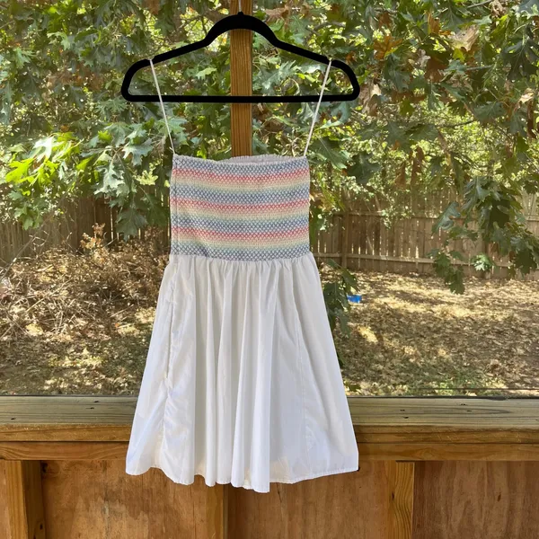 Abercrombie & Fitch For The Trevor Project Pride Strapless Midi Dress Size S - Image 4