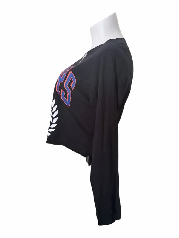 VS Pink NCAA University of Florida Gators Crop Zip Long Sleeve Tee Size Large - Image 3