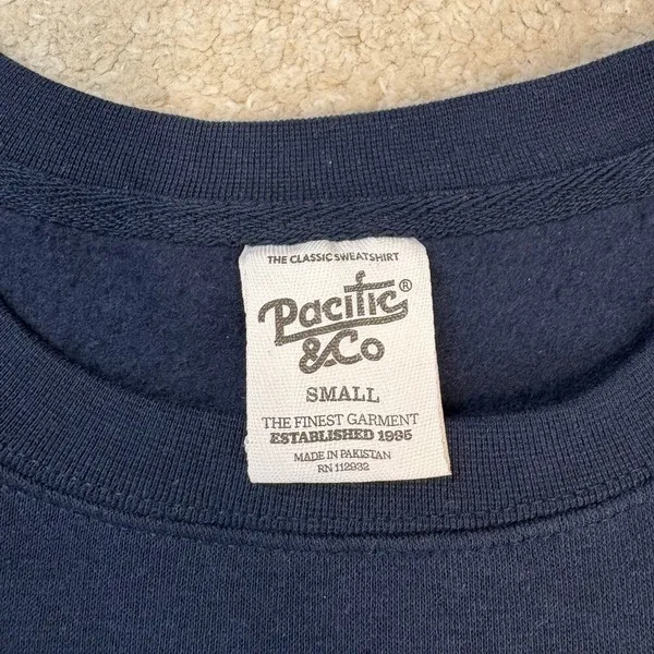 Pacific & Co. Navy Blue Aspen Colorado Crewneck Graphic Sweatshirt Size S - Image 4