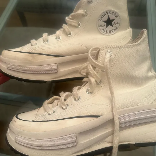 Converse Chuck Taylor Run Star Legacy CX Hi Top Egret Sneakers m-6.5/w-8 Unisex - Image 6