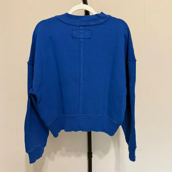 NWT Free People We The Free Hi-Lo Pullover - True Blue - Image 5