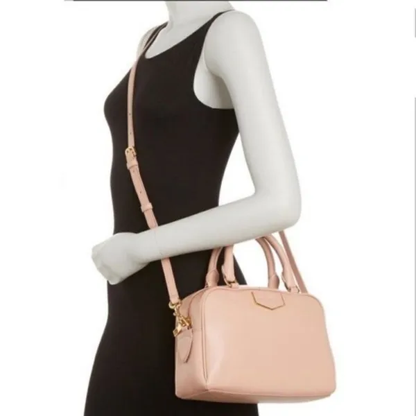 Marc Jacobs Voyager‎ Leather Mini Satchel, Luxury Italian Leather, Pink, NWT - Image 2