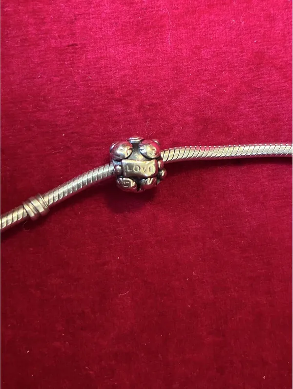 Authentic Pandora Sterling Silver Retired Family Ties Faces Charm 790439 - Image 2