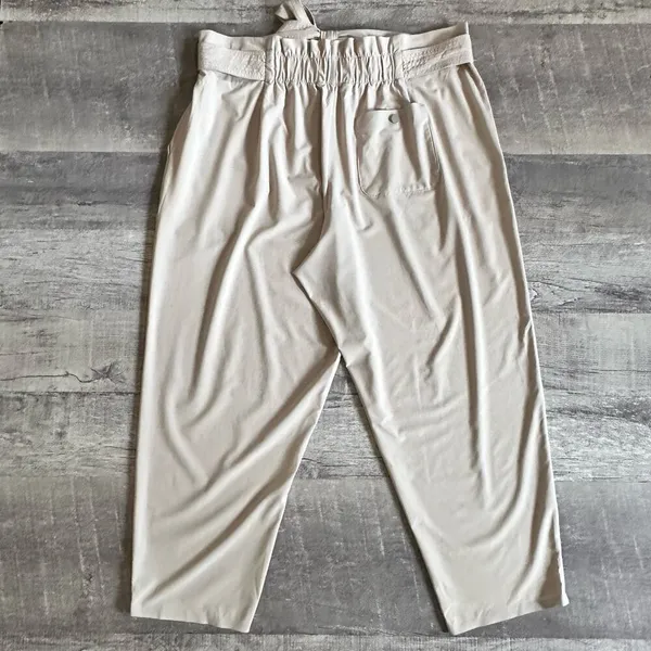 Athleta Skyline Pant II Womens 18 High Rise Paperbag Waist Straight Fit Slim - Image 5