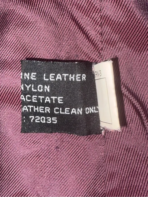 Adler Collection Lambskin Black Leather Blazer Coat Size L - Image 11