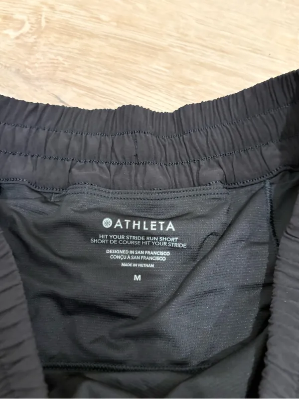 Athleta NWOT Black Shorts Size Medium - Image 2