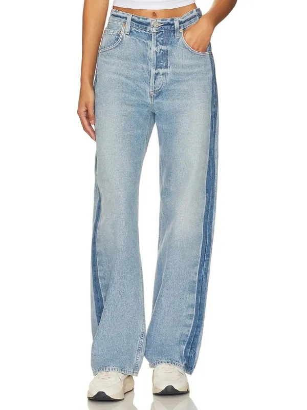 NWT Citizens of Humanity Ayla Baggy in Tuxedo Skylights Rigid Jeans 25 - Image 2