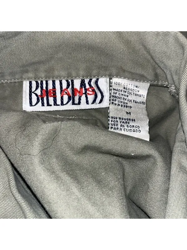 NEW Vintage Bill Blass jean denim jean jumper dress 90s safari dress nwt - Image 7