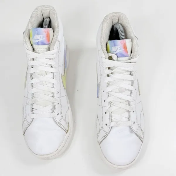Nike Court Royale 2 Mid Top Sneakers White Multi‎ Women's 7 DD9670-100 - Image 4