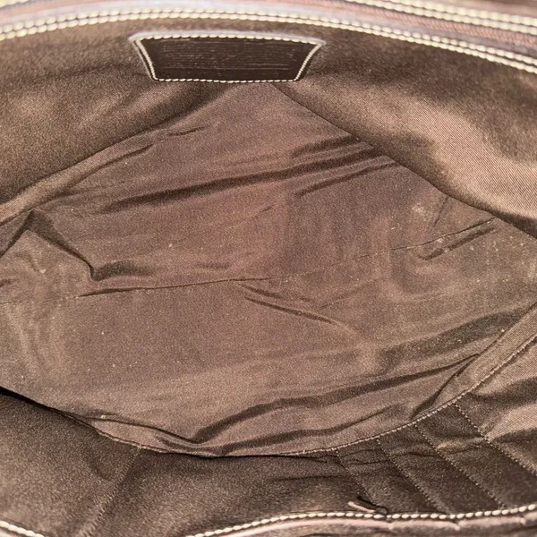 Coach Classic Hamptons Dark Brown Leather LG Business Travel Shoulder Bag 7790‎ - Image 10