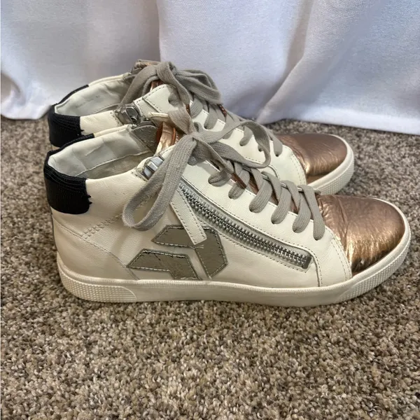 Dolce Vita Zonya Zip Up Hightop Sneakers 9.5‎ VGUC - Image 3
