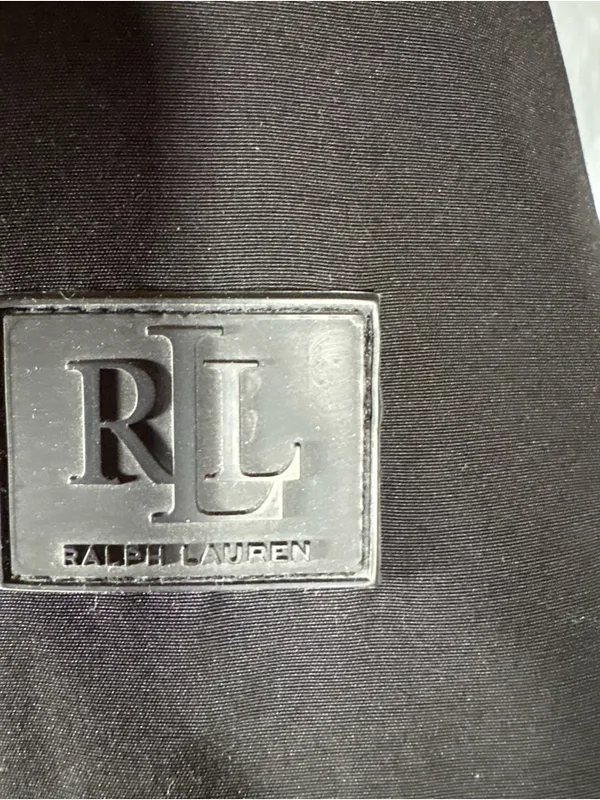 Lauren Ralph Lauren Women’s Coat Sz Med Black Down Filled Zip Up Winter‎ Preppy - Image 7