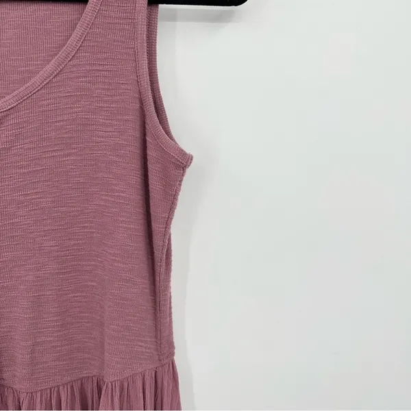 FRYE | Easy Button Down Midi Dress In Dusty Mauve Size Extra Small - Image 4