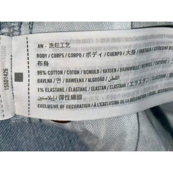 Abercrombie & Fitch Ankle Straight Ultra High Rise Blue Denim Jeans = Size 28 6 - Image 4