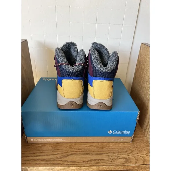 Columbia Yoncalla Hiking Boots Sz 7 Blue Winter Waterproof Gorpcore Waterproof - Image 2