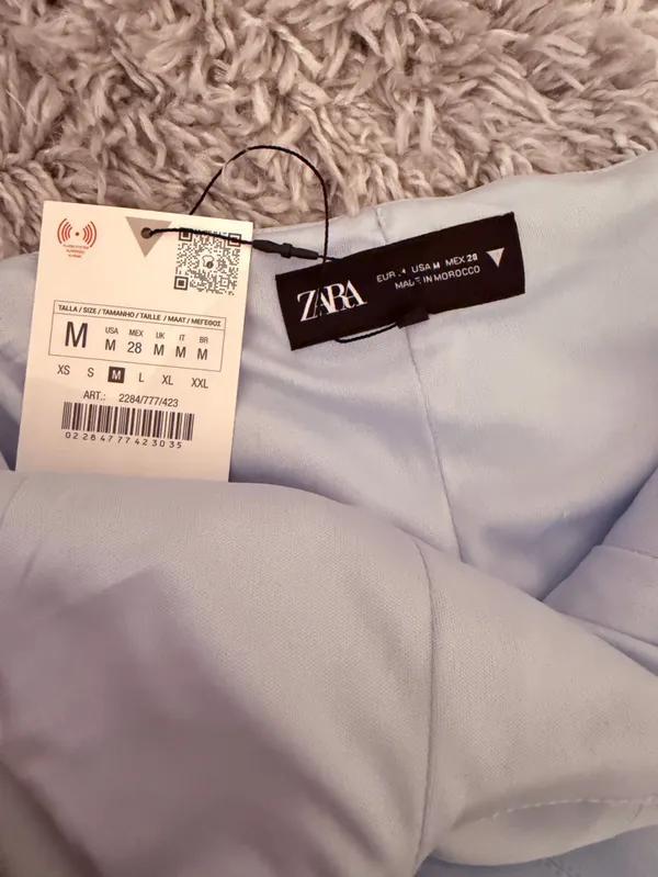 Zara Light Blue Scoop Neck Tank - Image 7