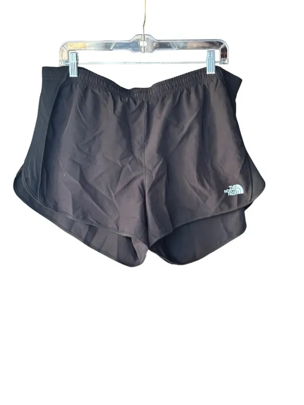 The North Face Size XL Womens Black FlashDry Running Shorts Back Zipper Pocket - Image 6