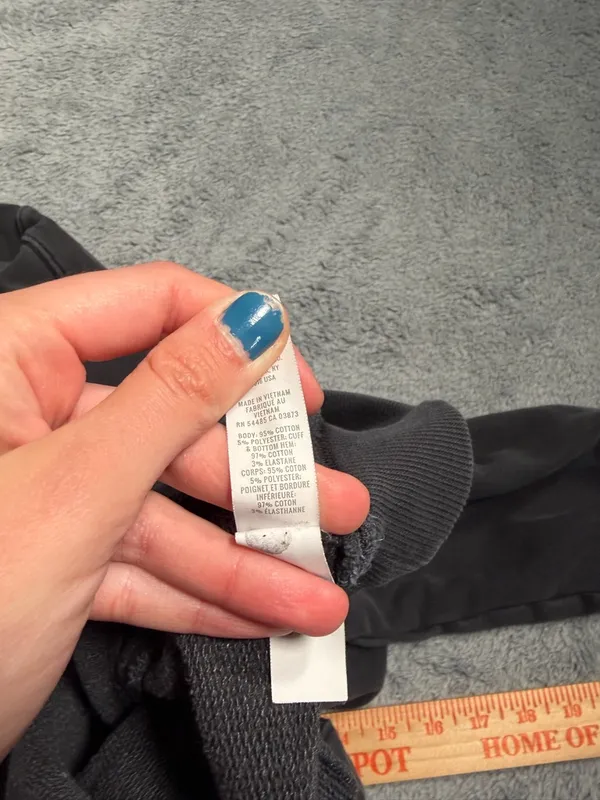Aerie offline Cropped Crewneck Sweatshirt charcoal small - Image 10