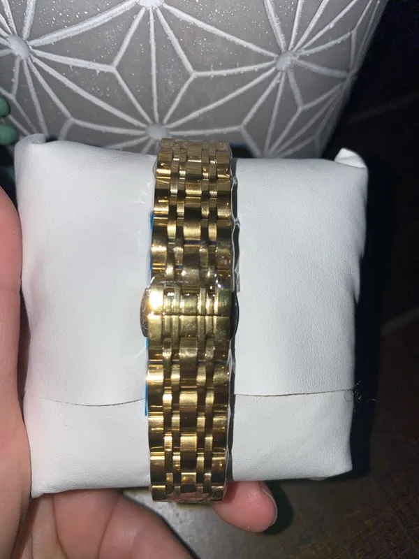 Invicta 69266 Wildflower Petal Gold-Tone Crystal Tonneau Bracelet Watch NIB - Image 8