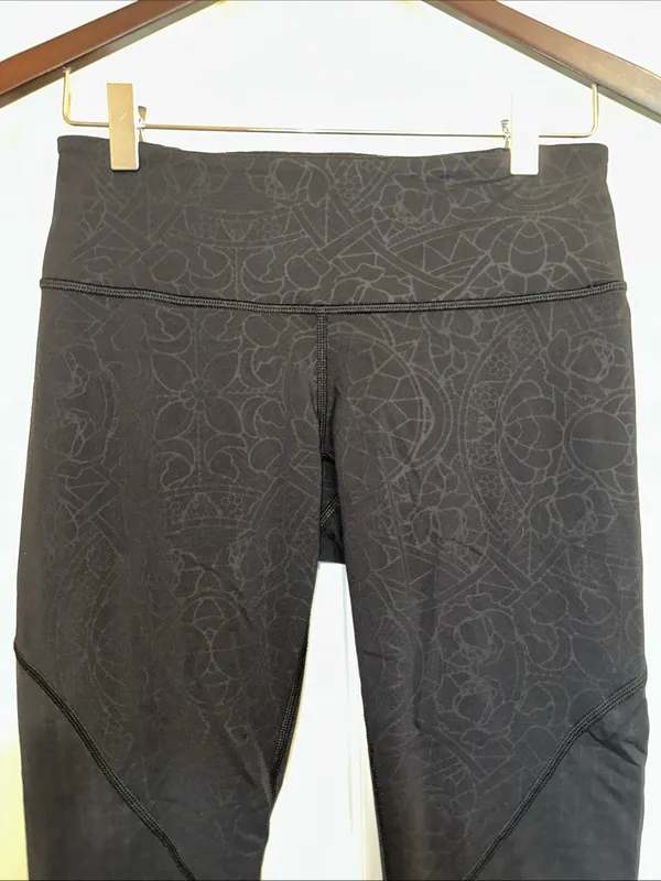Lululemon Pace Rival Crop Leggings Size 6 - Image 2