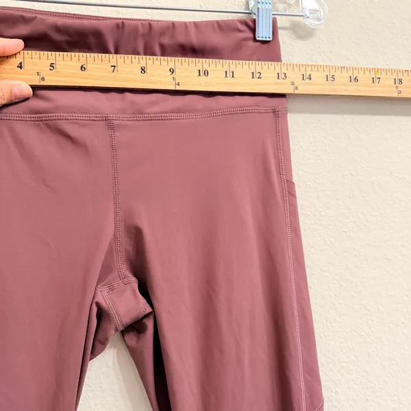 Vuori Stride Leggings VW429 Marsala Red‎ Womens Size S Yoga Athletic Pockets - Image 11