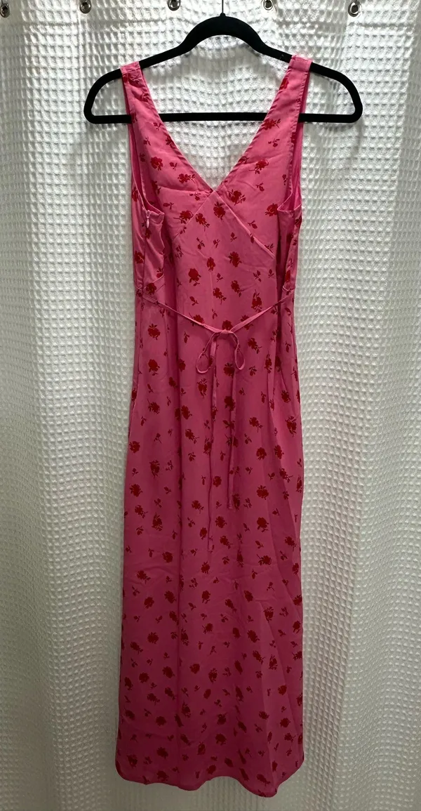 Princess Polly Sariah Midi Dress Pink Floral - Image 4