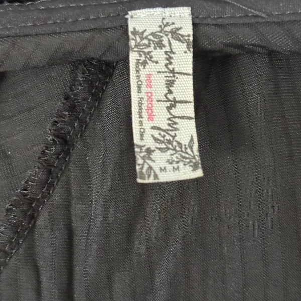 Intimately Free People Corded Velvet Cami Sz M Black Whimsigoth Fairy Grunge 90s - Image 7